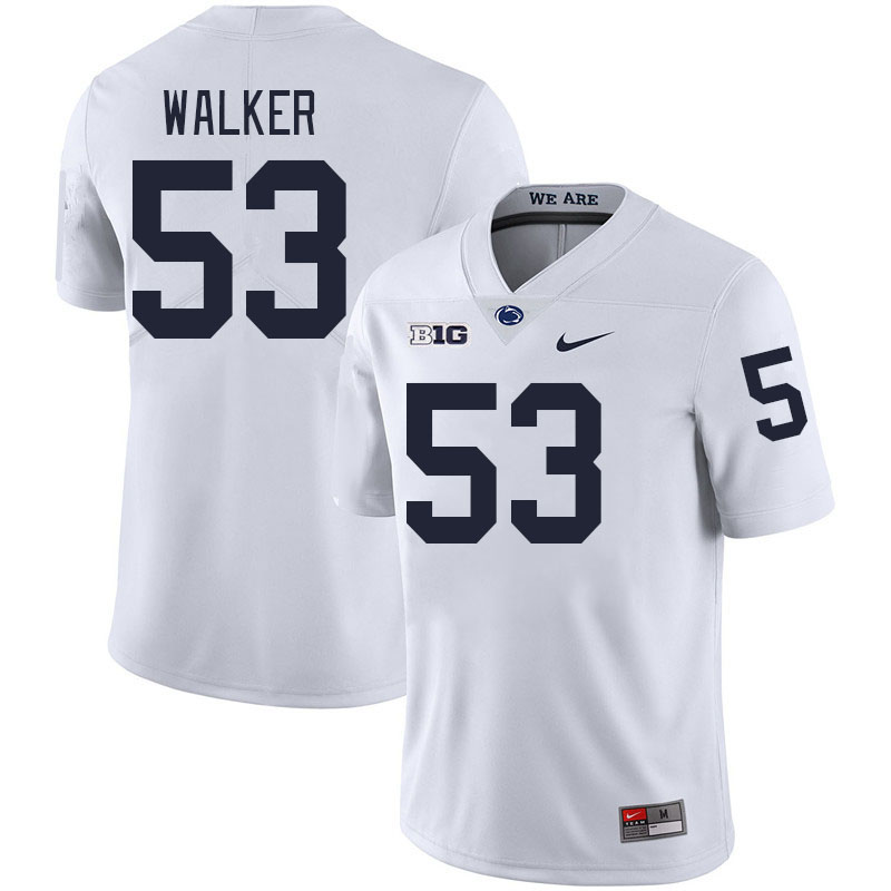 Penn State Nittany Lions #53 Rasheed Walker College Football Jerseys Stitched Sale-White